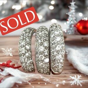 CZ sterling ring 5 1/2